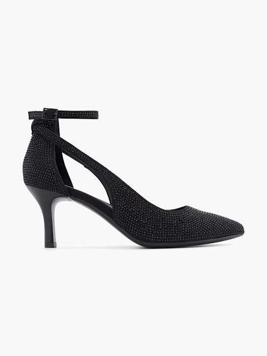 Graceland Spangenpumps Schwarz 52900 1