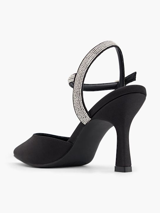 Catwalk Slingback salonke Crna 52896 3
