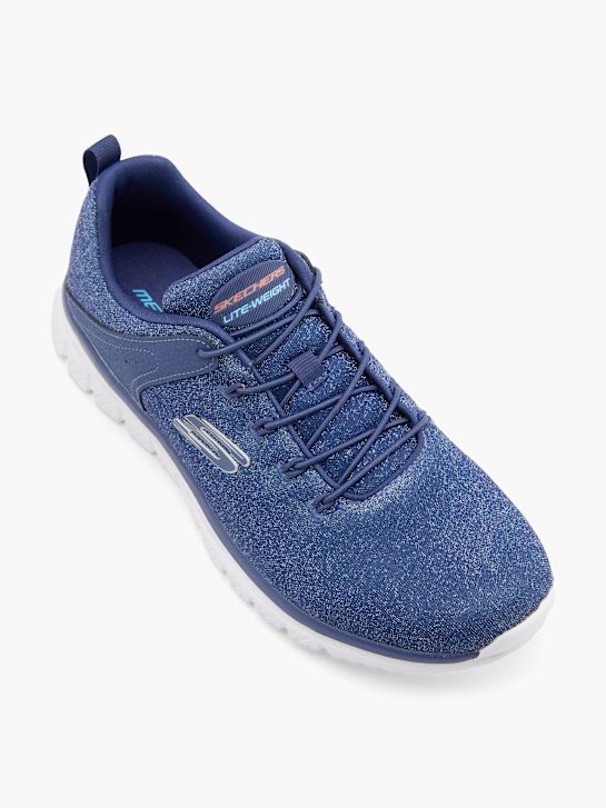 Skechers Slip On Sneaker Blau 53004 2