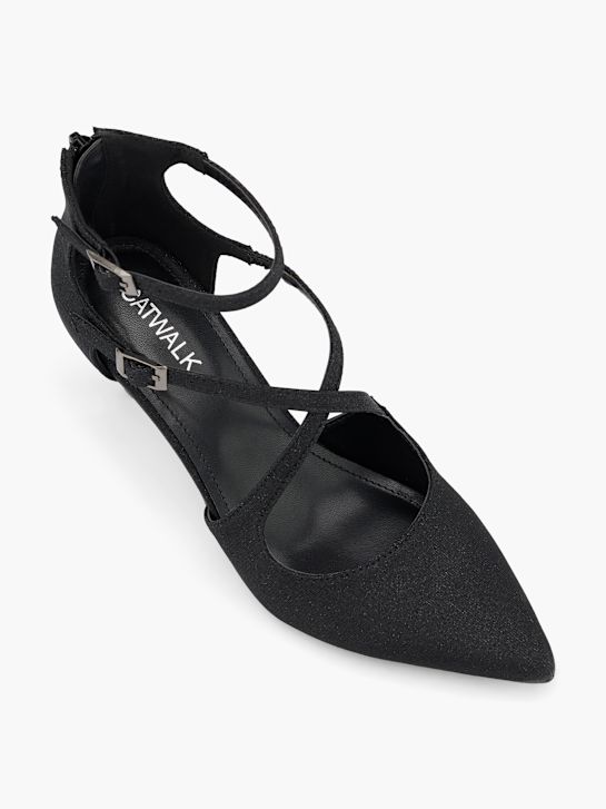 Catwalk Décolleté con fibbia Nero 53436 2