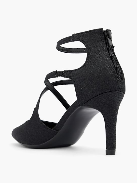 Catwalk Décolleté con fibbia Nero 53436 3