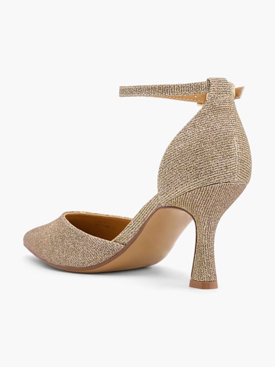 Catwalk Pump med spænde Guld 53441 3