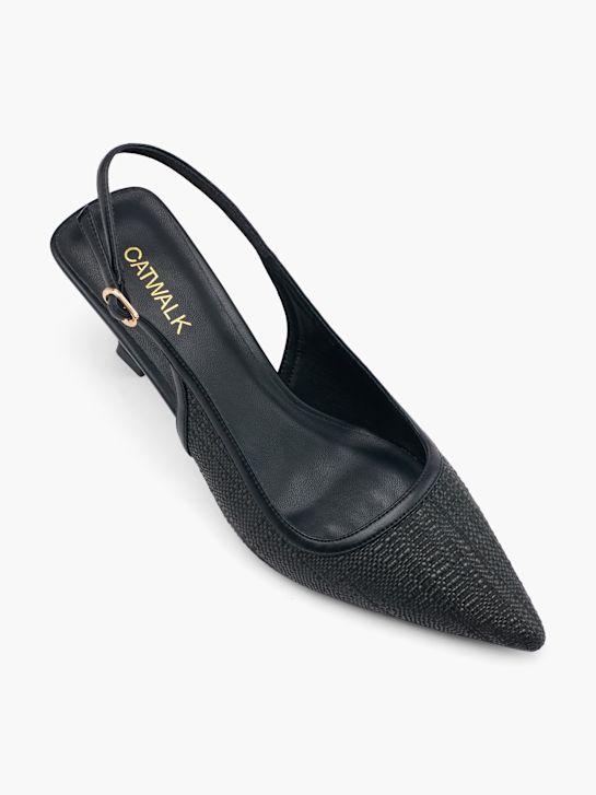 Catwalk Décolleté con cinturino Nero 75992 2