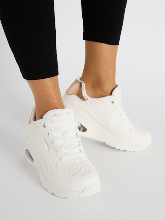 Skechers Чънки маратонки Бял 53943 7