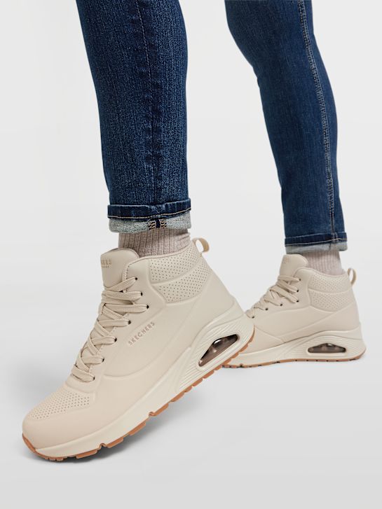 Skechers Magas szárú sneaker törtfehér 90889 5
