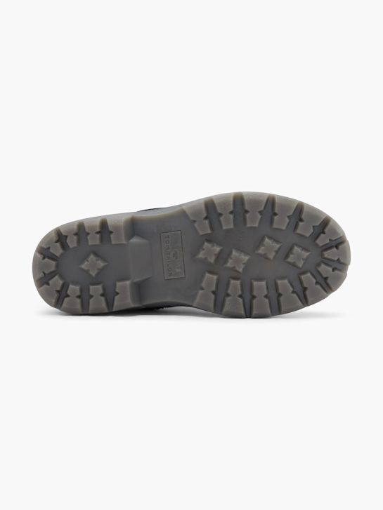 TOM TAILOR Botki sznurowane Czarny 54689 4
