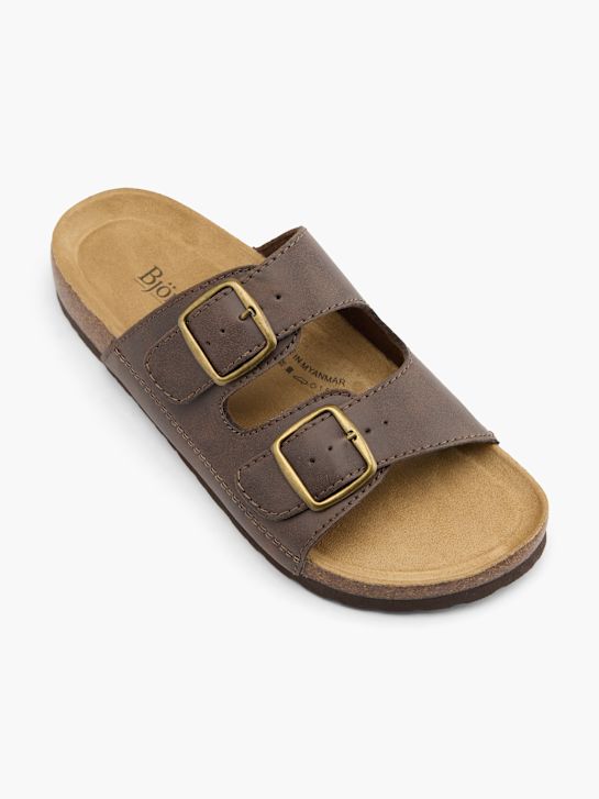 Björndal Tieffuß Pantolette Braun 54806 2