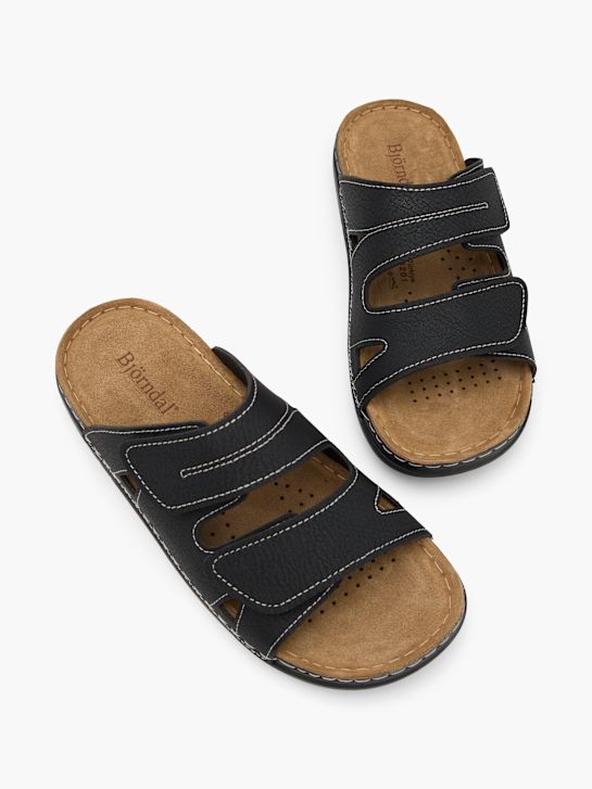 Björndal Tieffuß Pantolette Schwarz 58152 6