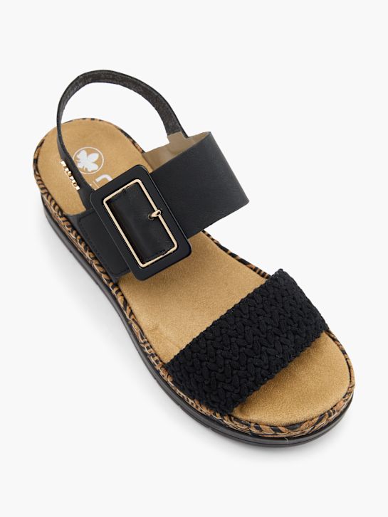 Rieker Sandale Noir 58622 2