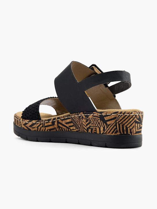 Rieker Sandale Noir 58622 3