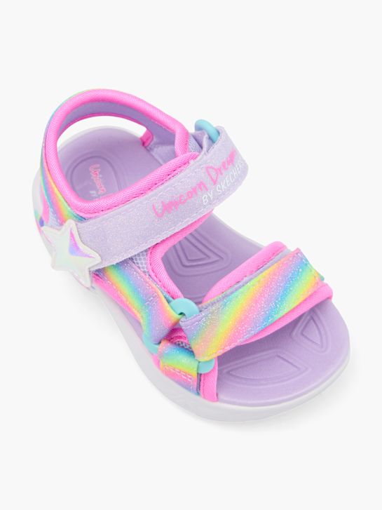 Skechers Sandały Liliowy 58648 2