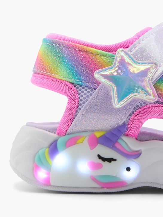 Skechers Sandały Liliowy 58648 6