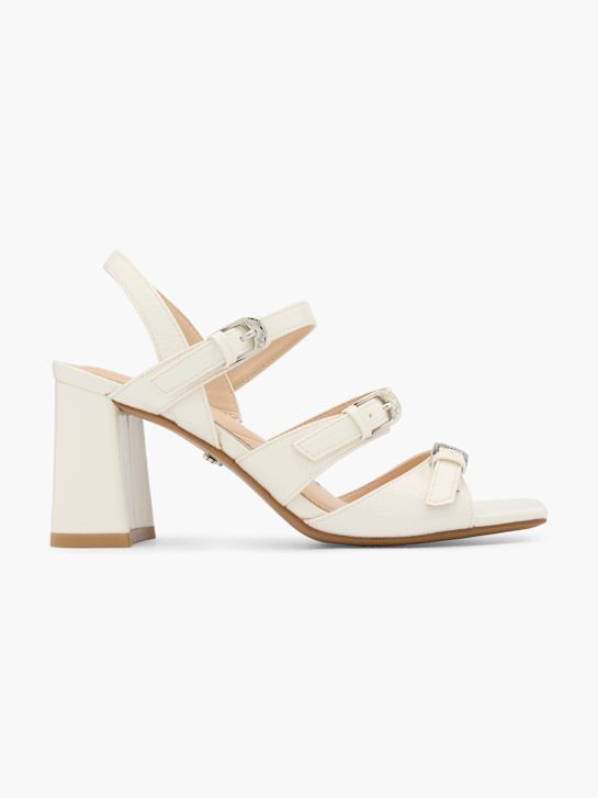 Buffalo Högklackad sandal Vit 58919 1
