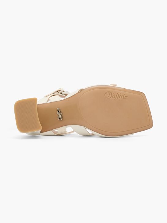 Buffalo Sandalette Weiß 58919 4