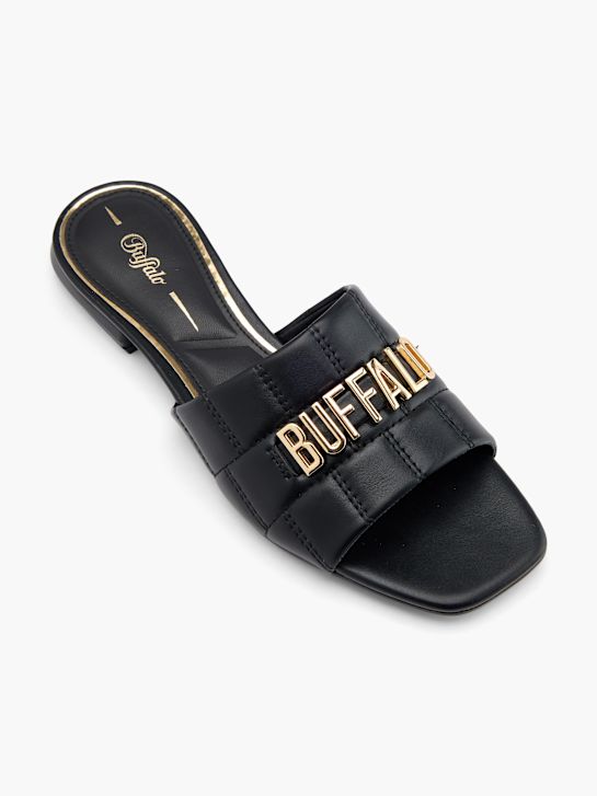 Buffalo Chaussons Noir 58917 2