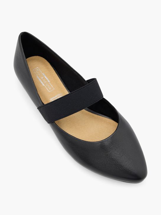 5th Avenue Baleriny Czarny DEICHMANN