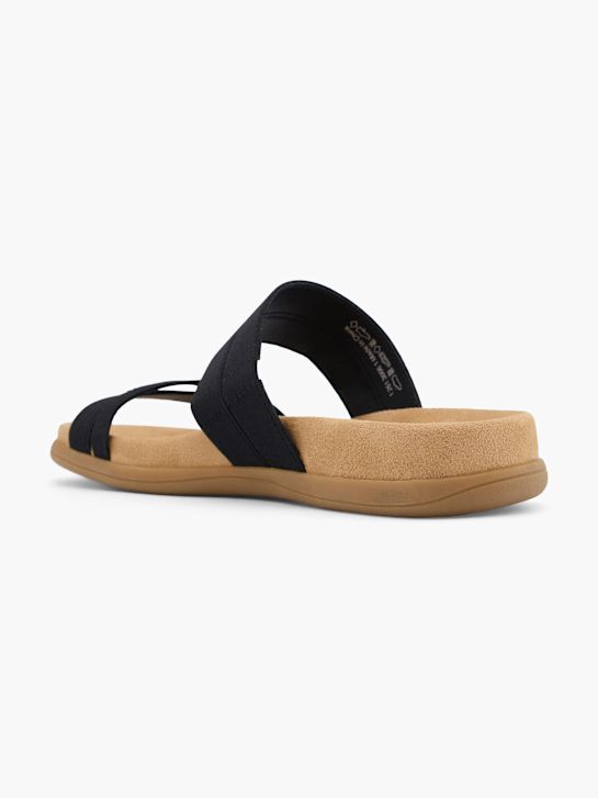Graceland Flache Pantolette Schwarz 58971 3