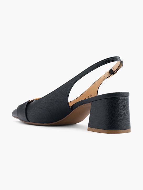 Catwalk Slingpumps Schwarz 59033 3