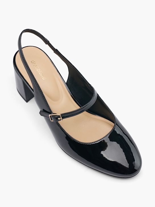 Graceland Slingback salonarji Črna 59036 2
