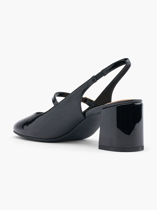 Graceland Slingback salonarji Črna 59036 3