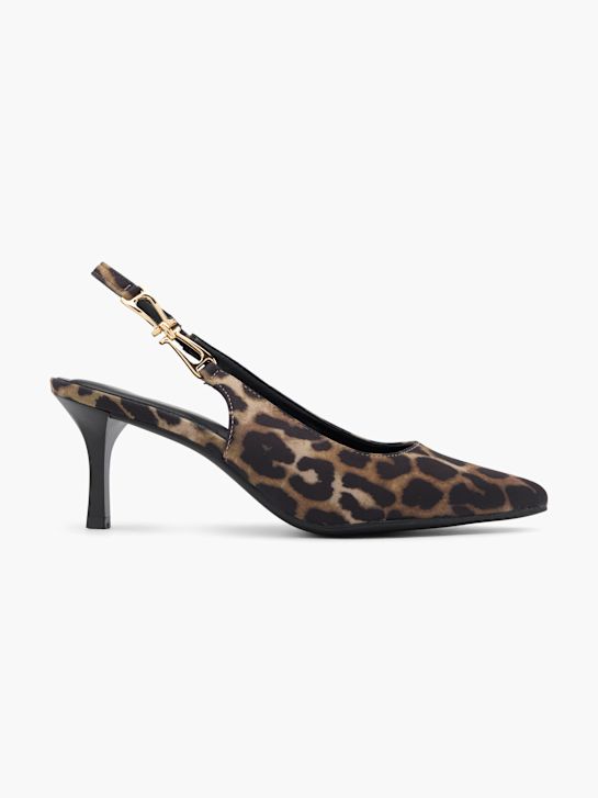 Catwalk Slingback salonarji Rjava 59038 1