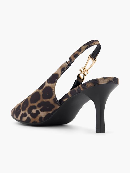Catwalk Slingback salonarji Rjava 59038 3