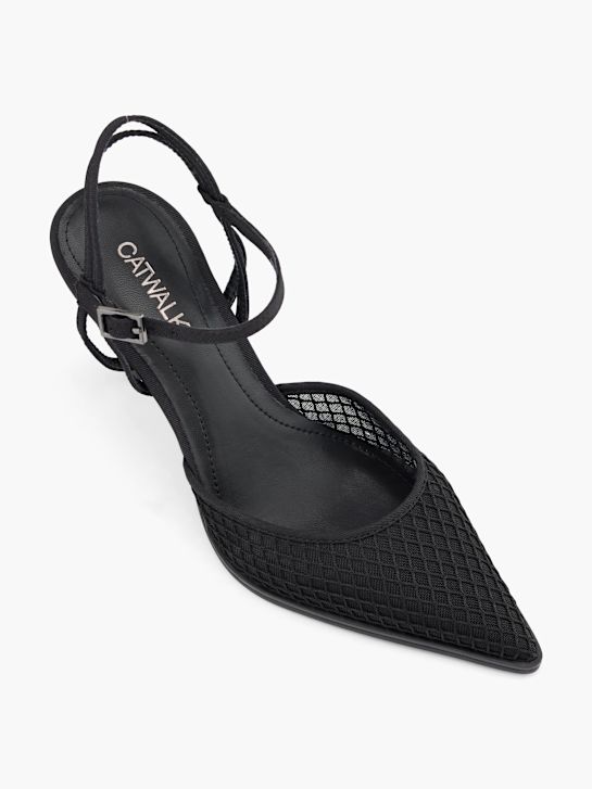 Catwalk Salonar s paščkom Črna 59051 2