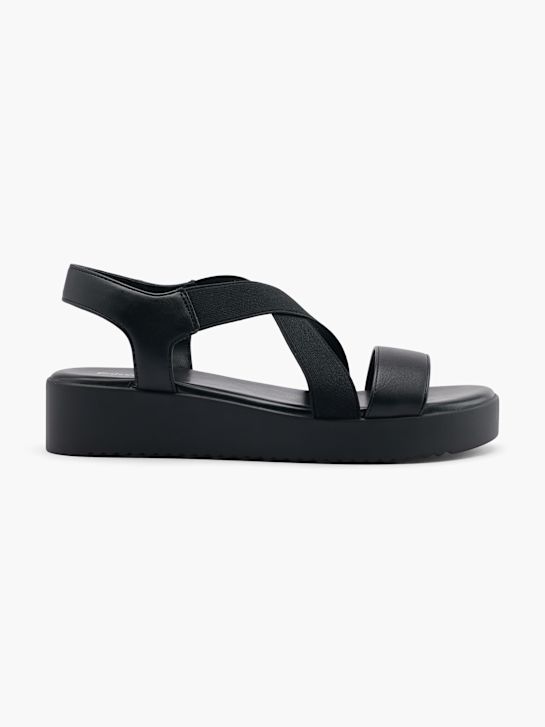 Graceland Sandale Noir 59265 1