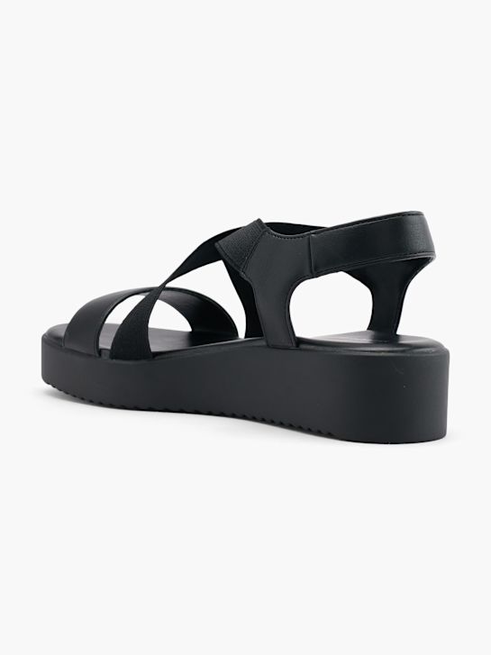 Graceland Sandale Noir 59265 3