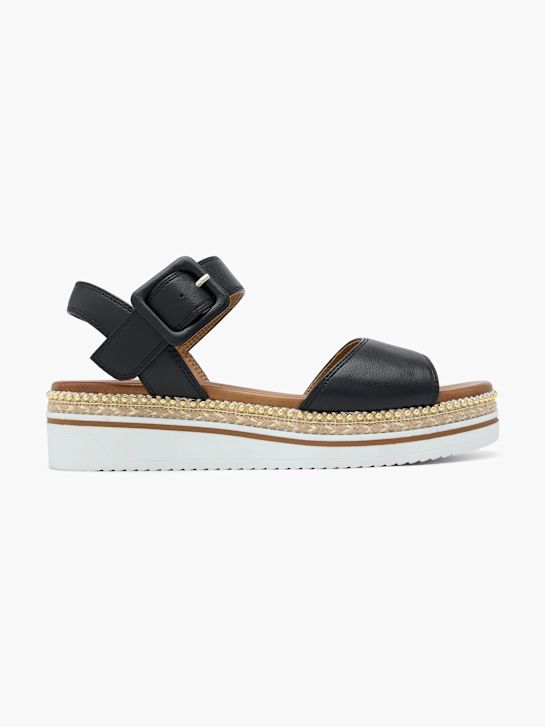 Graceland Sandale Noir 59266 1