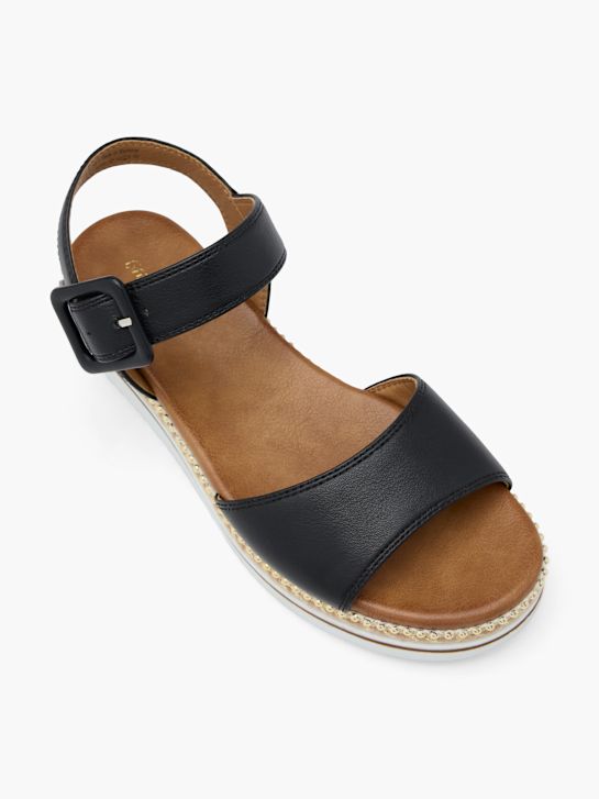 Graceland Sandale Noir 59266 2