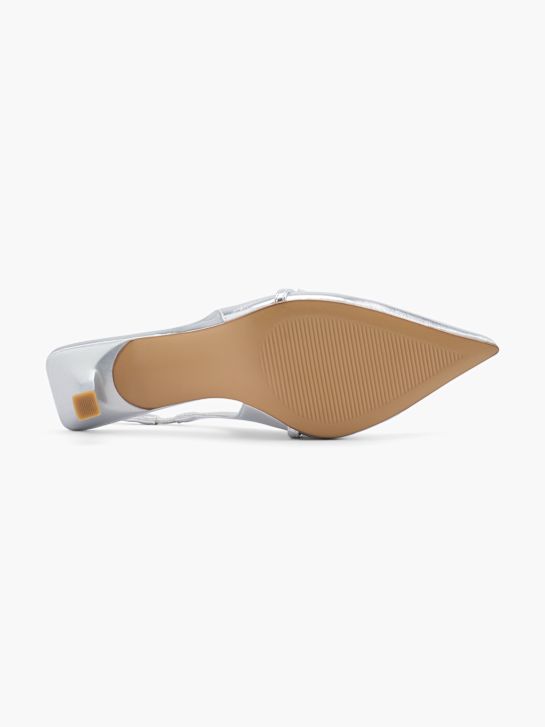 Catwalk Slingpumps Silber 60732 4