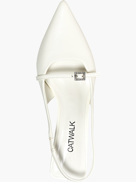 Catwalk Topuklu Ayakkabı Beyaz 73157 2