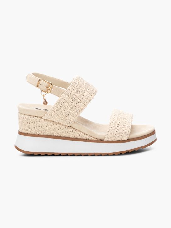 Xti Sandalias de tacón Beige 59583 1