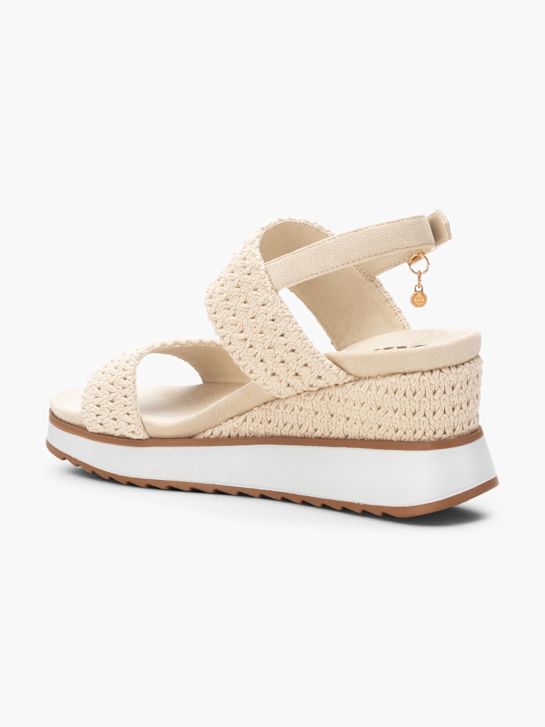 Xti Sandalias de tacón Beige 59583 3