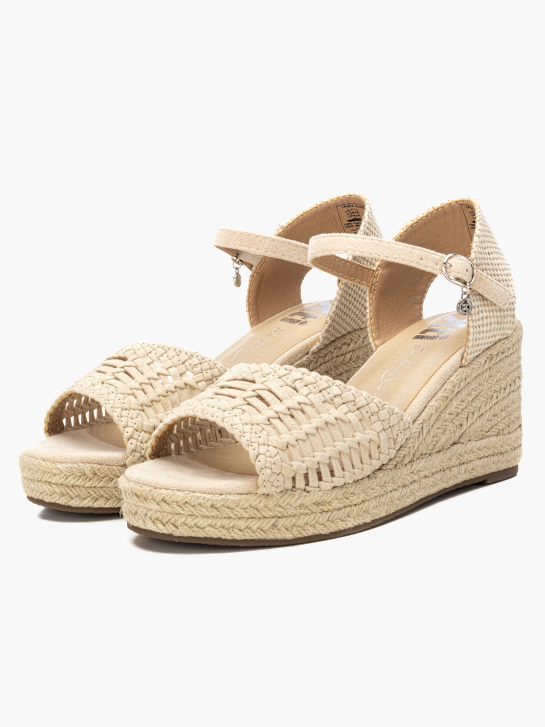 Xti Sandalias de tacón Beige 59584 4