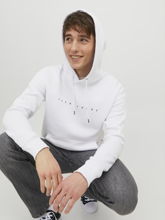 JACK & JONES Hoodie Weiß 59644 5