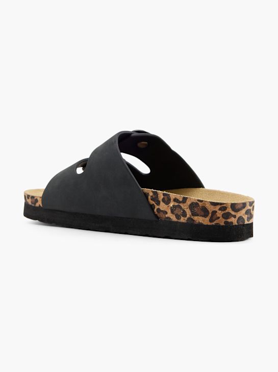 Graceland Ciabatta con plantare profondo Nero 60040 3