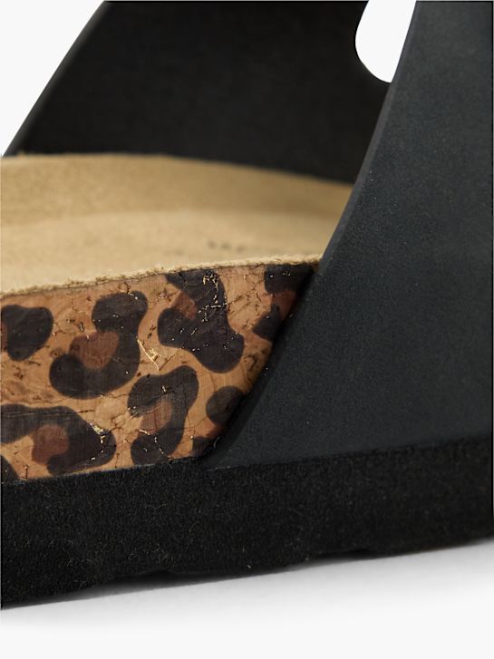 Graceland Ciabatta con plantare profondo Nero 60040 5