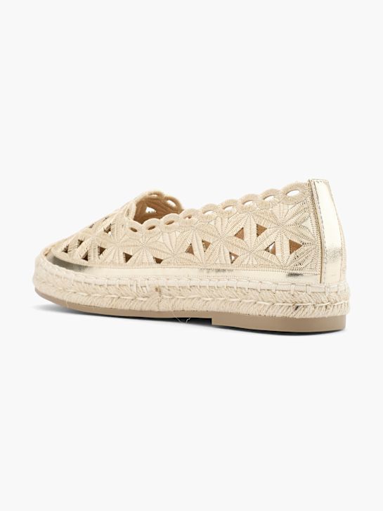 Graceland Espadrilla Oro 60004 3