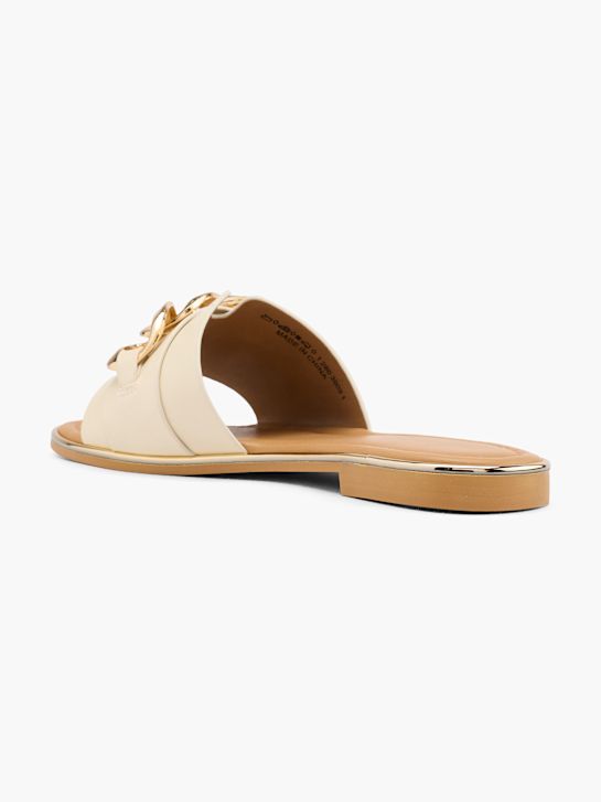 Catwalk Flache Pantolette Beige 60160 3