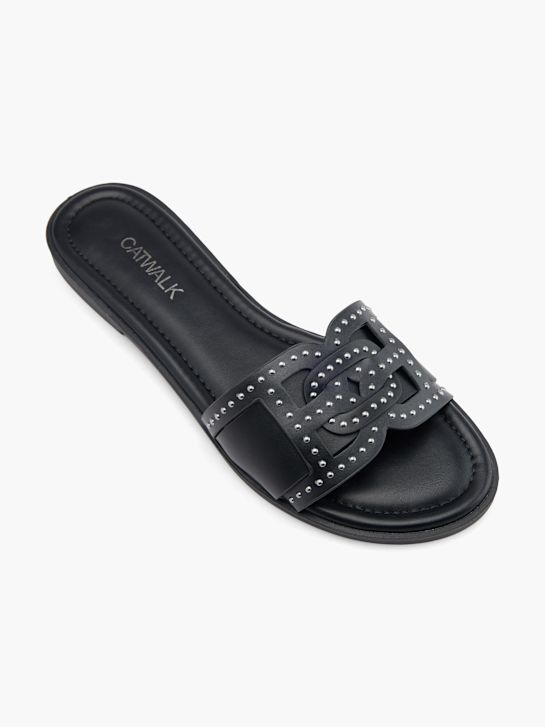 Catwalk Įspiriami bateliai plokščiu padu Juoda 60283 2