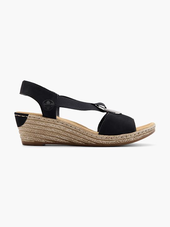 Rieker Sandale s petom Crna 60393 1