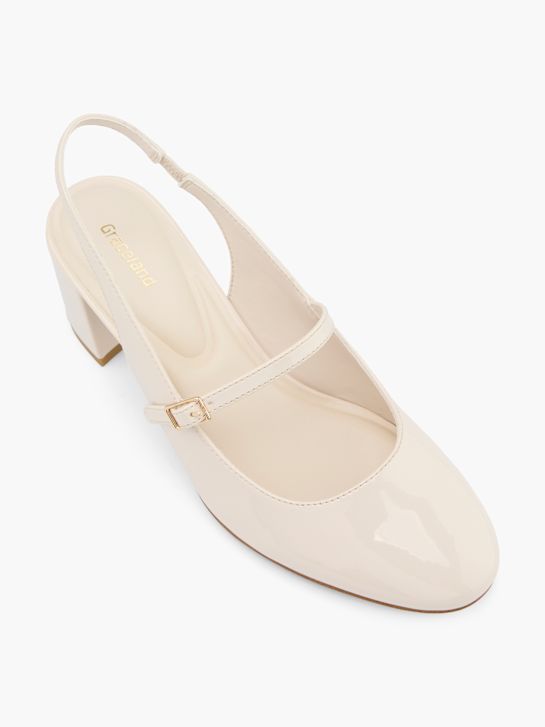 Graceland Slingback salonke Bež 60473 2