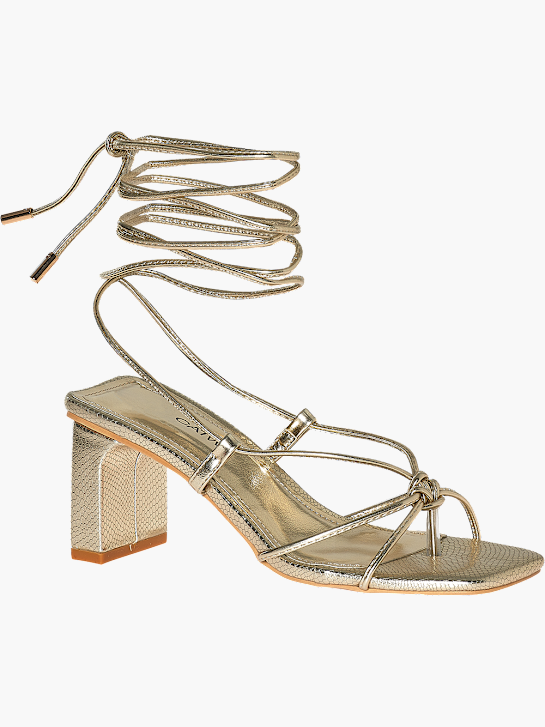 Catwalk Topuklu sandalet Altın 73786 1