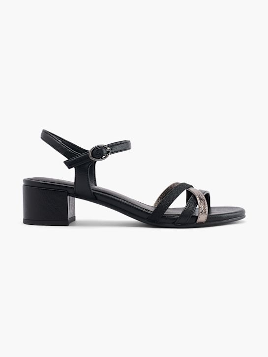 Graceland Sandale Noir 60816 1