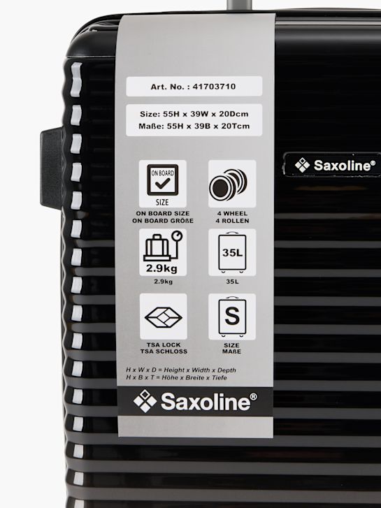 Saxoline Kovček Črna 60806 4