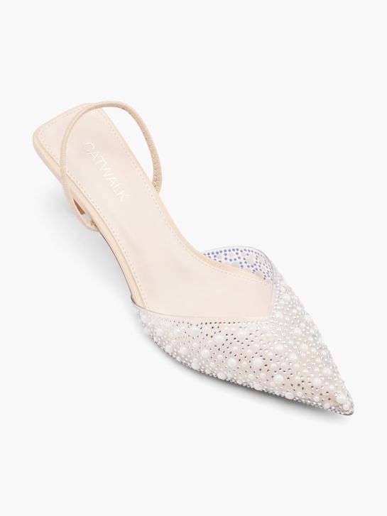 Catwalk Slingback heel Silver 60835 2