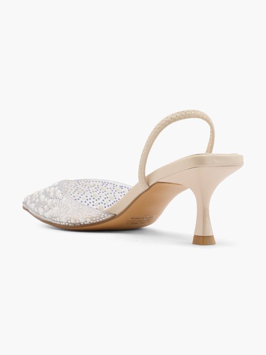 Catwalk Slingback salonke Srebrna 60835 3