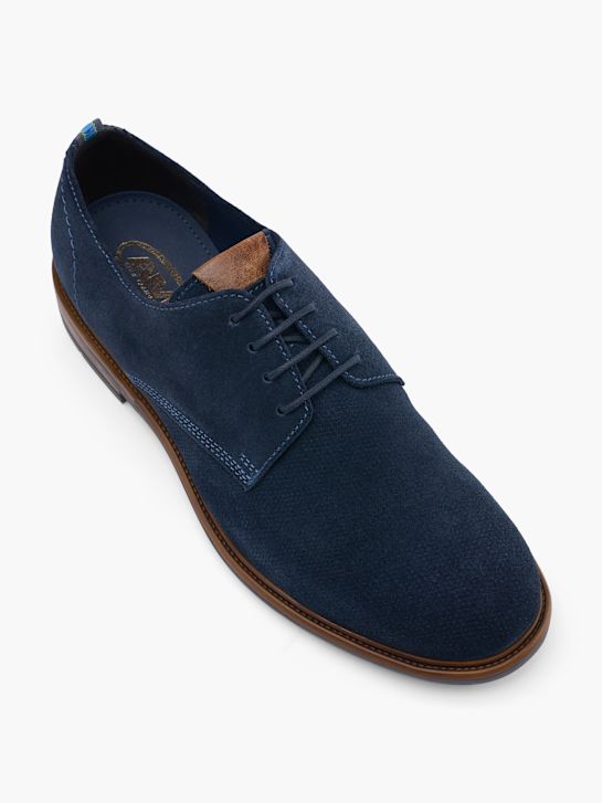 AM SHOE Stringata Blu 60924 2